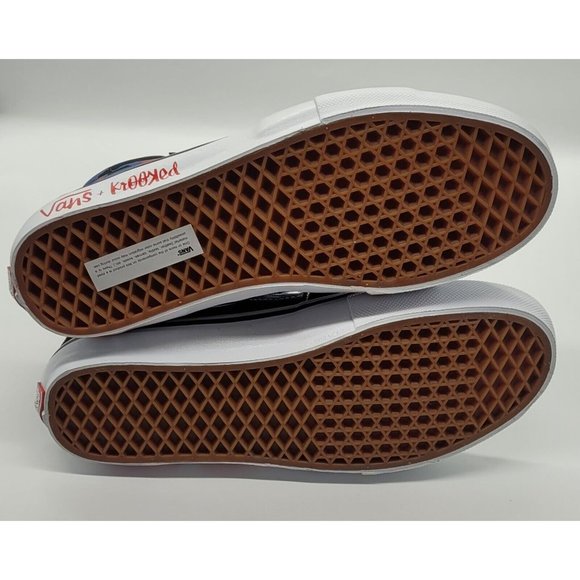 VANS x Krooked by Natas Kaupas for Ray Barbee Sk8-Hi Sneakers VN0A5FCCAPG - Picture 8 of 12